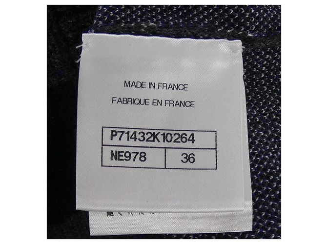 Chanel P71432K10264 Punto de cachemira Castaño Negro - vista 4