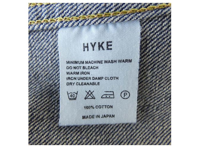 Autre Marque Chaqueta vaquera HYKE Azul - vista 3