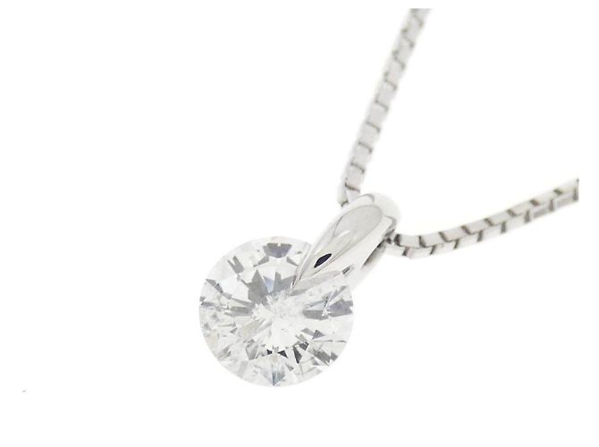 Autre Marque Collana con Diamante Pt900 Argento - vista 3