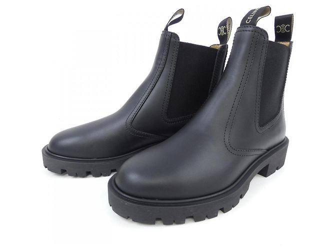 Céline Stivaletti Celine MARGARET CHELSEA Nero - vista 3
