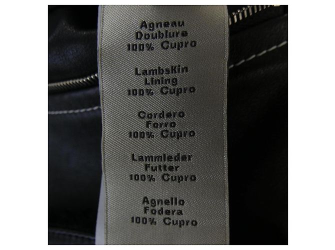 Hermès Hermes Shearling-Jacke Schwarz - Ansicht 3