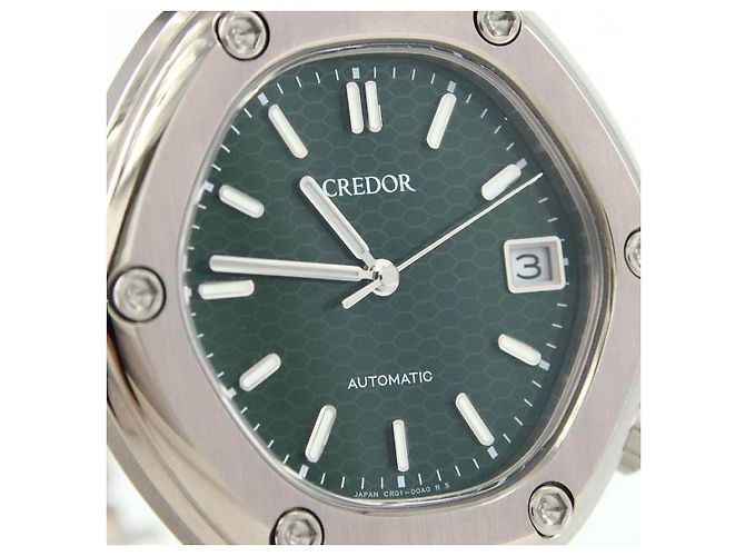 Seiko Credor Locomotive Titanium Automatic Grün - Ansicht 8