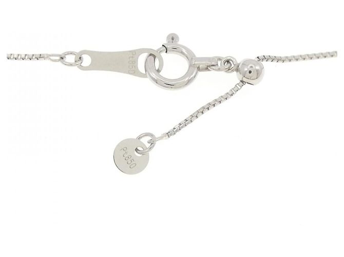 Autre Marque Collana di Diamanti PT900 PT850 Argento - vista 5