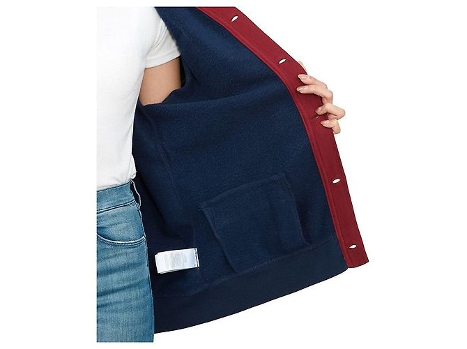 Ralph Lauren Cardigan in pile per bambini NAVY Nero - vista 10