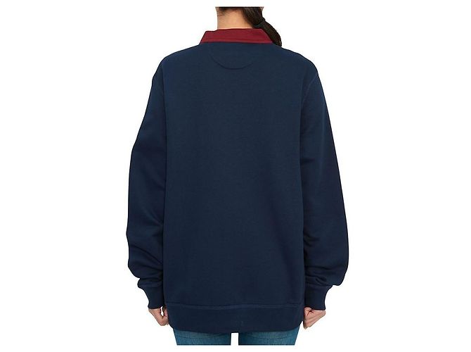 Ralph Lauren Cardigan in pile per bambini NAVY Nero - vista 4