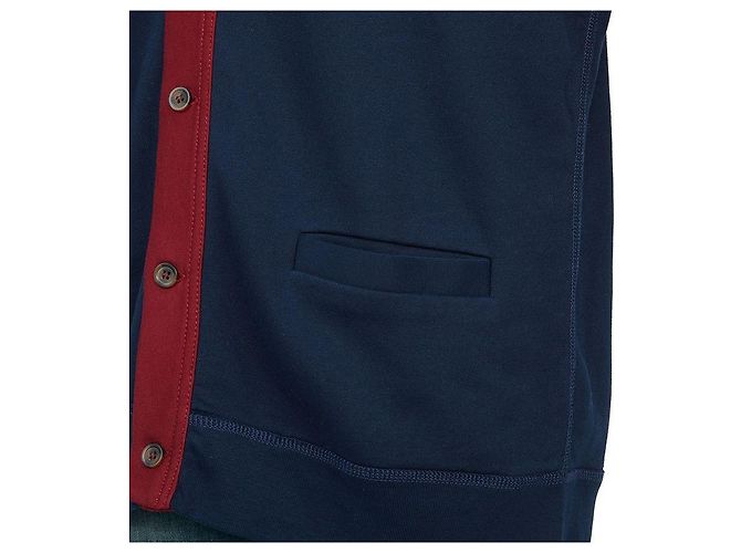 Ralph Lauren Cardigan in pile per bambini NAVY Nero - vista 8