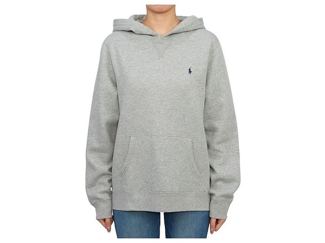 Ralph Lauren Kids Fleece-Kapuzenpullover GREY HTR (Größe für Erwachsene verfügbar) Silber - Ansicht 2