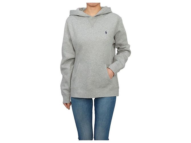 Ralph Lauren Kids Fleece-Kapuzenpullover GREY HTR (Größe für Erwachsene verfügbar) Silber - Ansicht 5