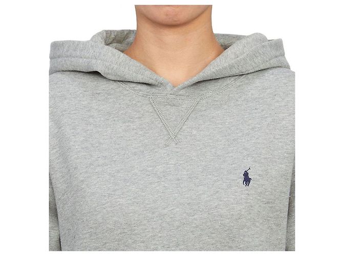 Ralph Lauren Kids Fleece-Kapuzenpullover GREY HTR (Größe für Erwachsene verfügbar) Silber - Ansicht 6