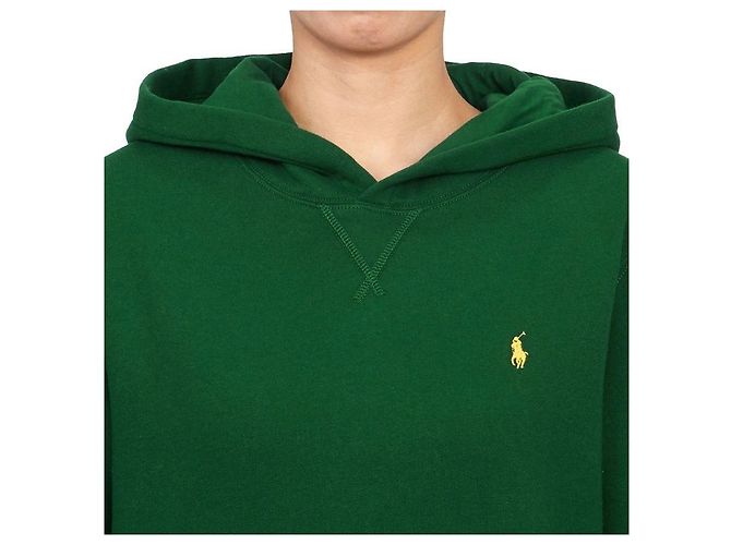 Ralph Lauren Fleece-Kapuzenpullover für Kinder GRÜN (Kann von Erwachsenen getragen werden) Schwarz - Ansicht 6