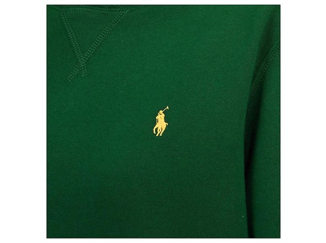 Ralph Lauren Fleece-Kapuzenpullover für Kinder GRÜN (Kann von Erwachsenen getragen werden) Schwarz - Ansicht 7