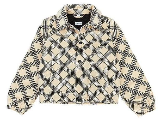 Burberry Karo-Cordjacke für Kinder STANLEY CHK Mehrfarben - Ansicht 3