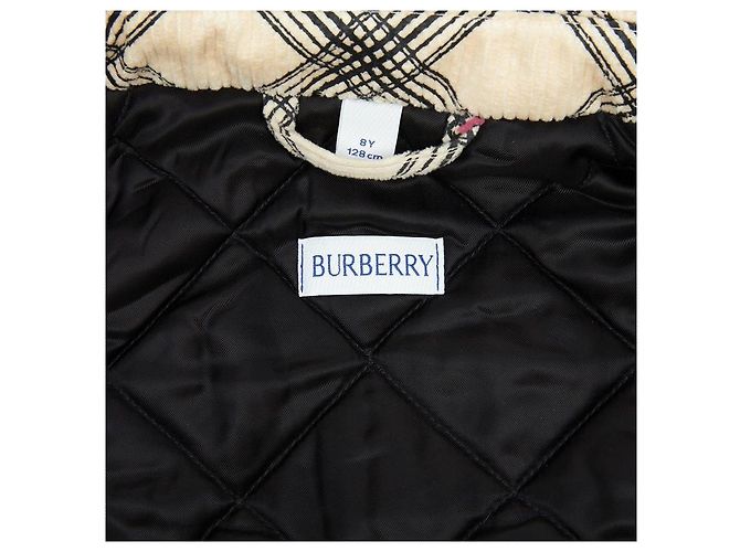 Burberry Karo-Cordjacke für Kinder STANLEY CHK Mehrfarben - Ansicht 8