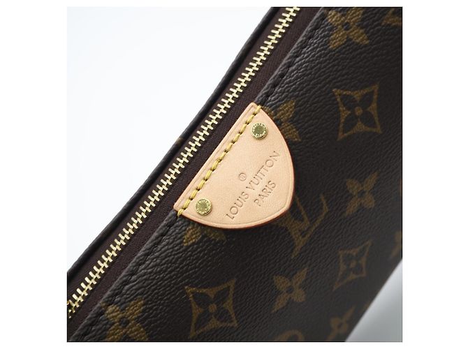 Borsa Louis Vuitton Monogram Pochette Tillette Marrone Beige Monogramma - vista 10