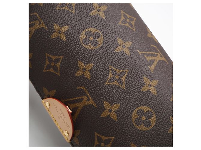 Borsa Louis Vuitton Monogram Pochette Tillette Marrone Beige Monogramma - vista 4