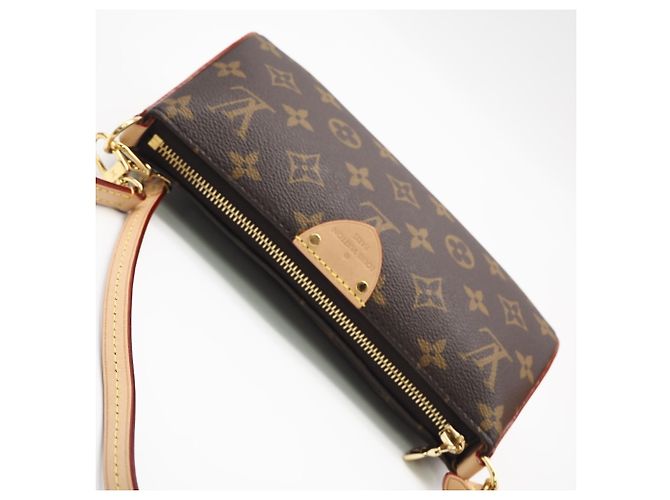 Borsa Louis Vuitton Monogram Pochette Tillette Marrone Beige Monogramma - vista 6