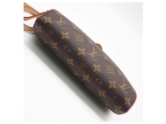 Borsa Louis Vuitton Monogram Pochette Tillette Marrone Beige Monogramma - vista 7
