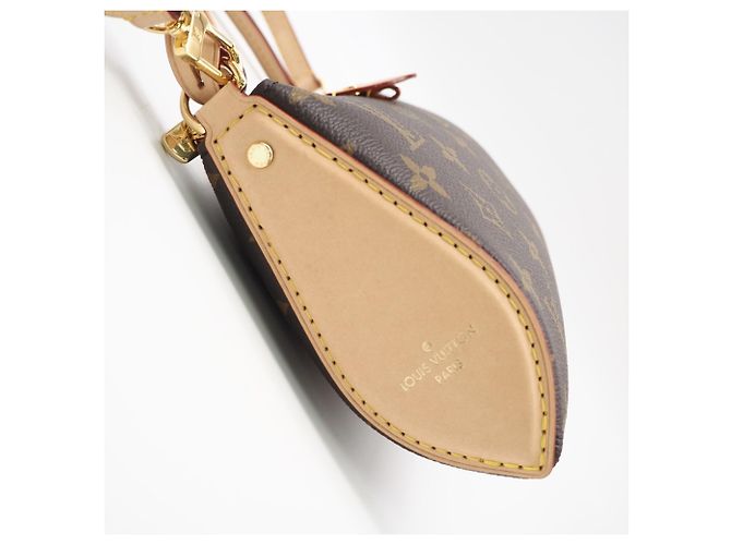Borsa Louis Vuitton Monogram Pochette Tillette Marrone Beige Monogramma - vista 8