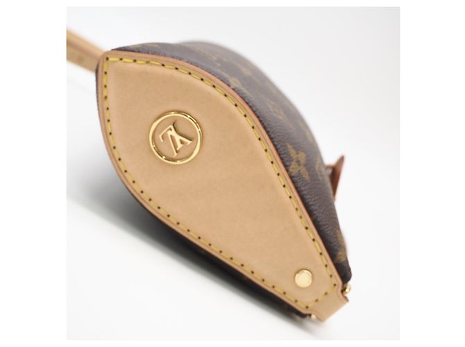 Borsa Louis Vuitton Monogram Pochette Tillette Marrone Beige Monogramma - vista 9