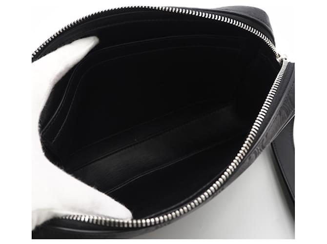 Céline Borsa a tracolla Celine Triomphe Medium Messenger Nero - vista 10