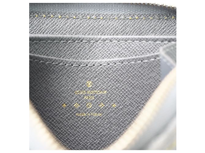 Monedero Zippy Monogram Denim Louis Vuitton Castaño Monograma - vista 14