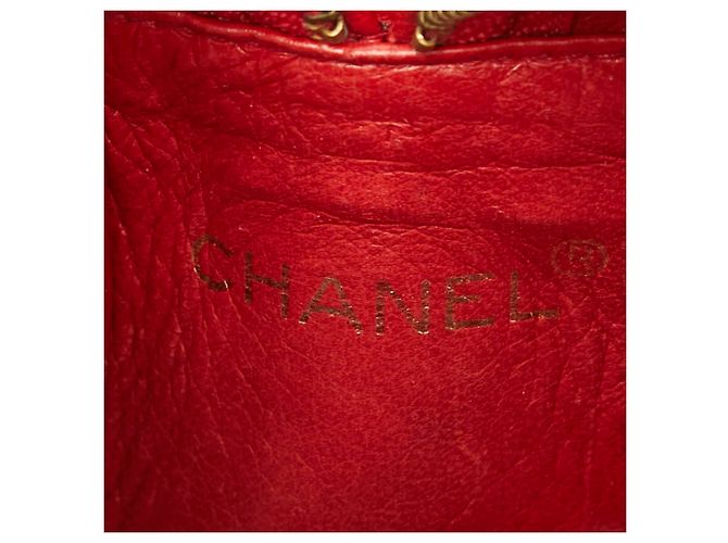 Borsa a Spalla con Catena Chanel Coco Mark Rosso - vista 10