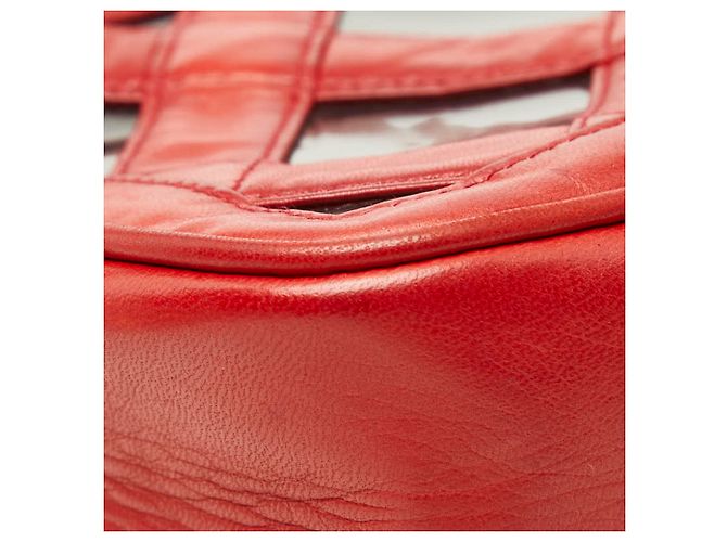 Borsa a Spalla con Catena Chanel Coco Mark Rosso - vista 5