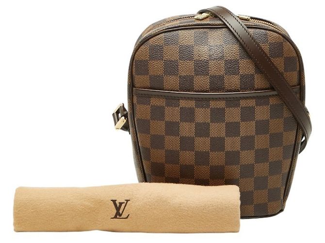 Borsa a tracolla Louis Vuitton Damier Ipanema PM Marrone - vista 11