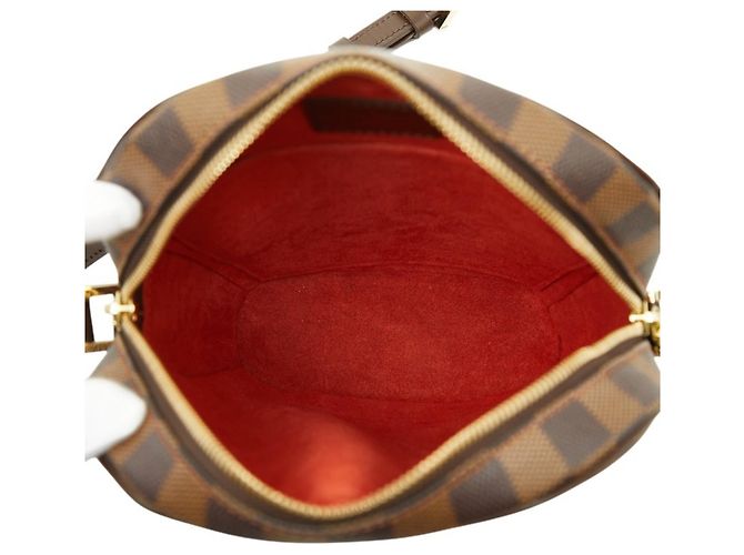 Borsa a tracolla Louis Vuitton Damier Ipanema PM Marrone - vista 8
