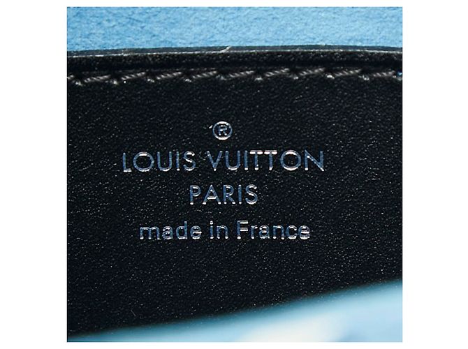 Bolso de hombro con cadena Louis Vuitton Epi Maltage Twist PM Blanco Azul - vista 9