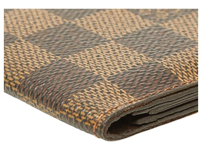 Louis Vuitton Monogram Portefeuille Valeur Carte Credit Long Wallet Marrone - vista 4