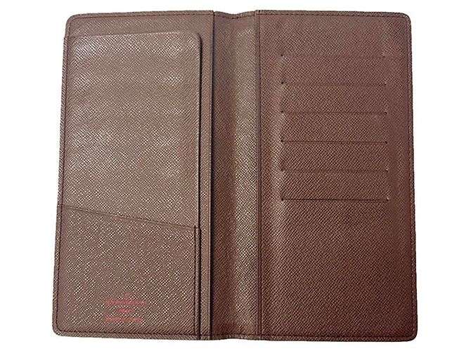 Louis Vuitton Monogram Portefeuille Valeur Carte Credit Long Wallet Marrone - vista 6