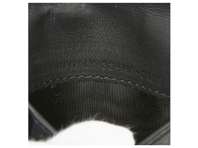 Tarjetero de cuero negro Christian Dior - vista 11