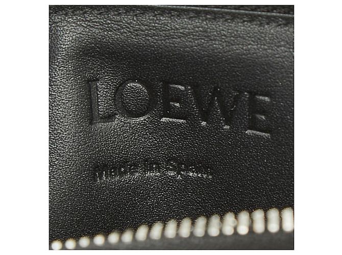 Loewe Bicolor Fragment Case Wallet Brown Black - view 7