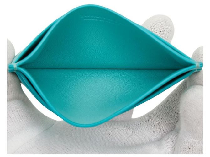 Tiffany & Co Tarjetero de piel azul Tiffany - vista 6
