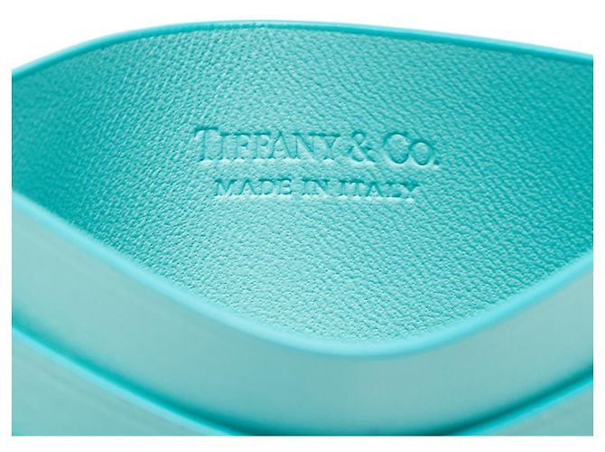 Tiffany & Co Tarjetero de piel azul Tiffany - vista 7