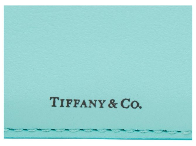 Tiffany & Co Tarjetero de piel azul Tiffany - vista 8