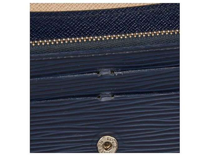 Louis Vuitton Epi Portefeuille Emilie Long Wallet Blau - Ansicht 10