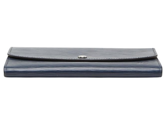Louis Vuitton Epi Portefeuille Emilie Long Wallet Blau - Ansicht 3