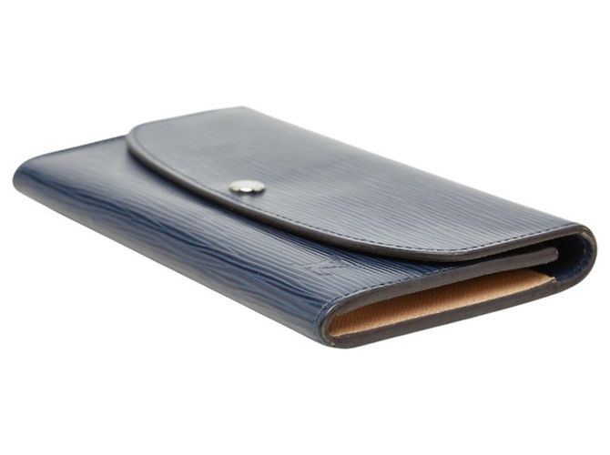 Louis Vuitton Epi Portefeuille Emilie Long Wallet Blau - Ansicht 4