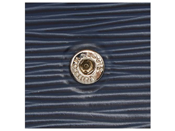 Louis Vuitton Epi Portefeuille Emilie Long Wallet Blau - Ansicht 7