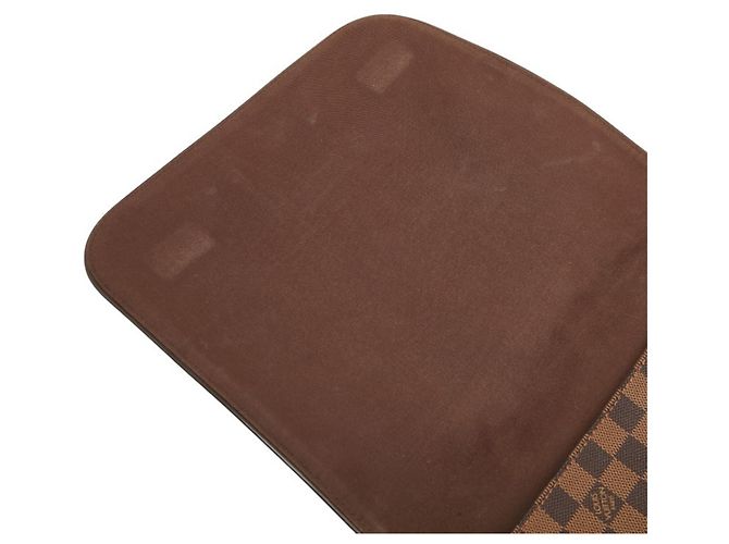 Borsa a tracolla Louis Vuitton Damier Brooklyn MM Marrone - vista 11