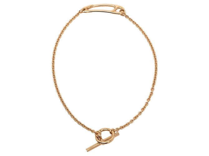 Hermès Bracciale con charm Hermes Chaine d'Ancre Mini Punk in oro rosa 18K - vista 3