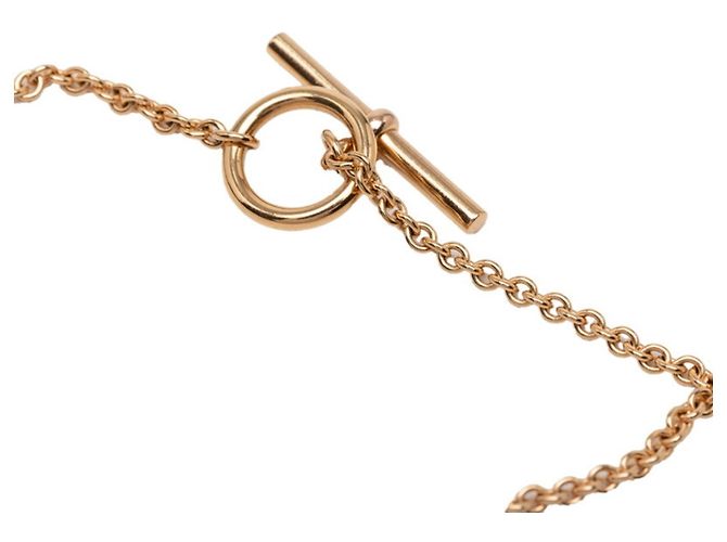 Hermès Bracciale con charm Hermes Chaine d'Ancre Mini Punk in oro rosa 18K - vista 4
