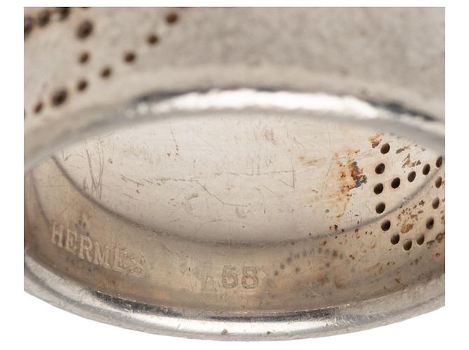 Ring Hermès Anillo Hermes SV925 Plata Eclipse Ruban - vista 5