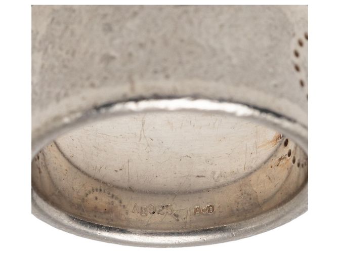 Ring Hermès Anillo Hermes SV925 Plata Eclipse Ruban - vista 6