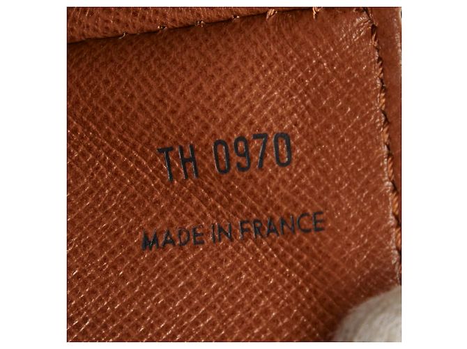 Borsa a tracolla Louis Vuitton Monogram Saint Cloud GM Marrone - vista 12