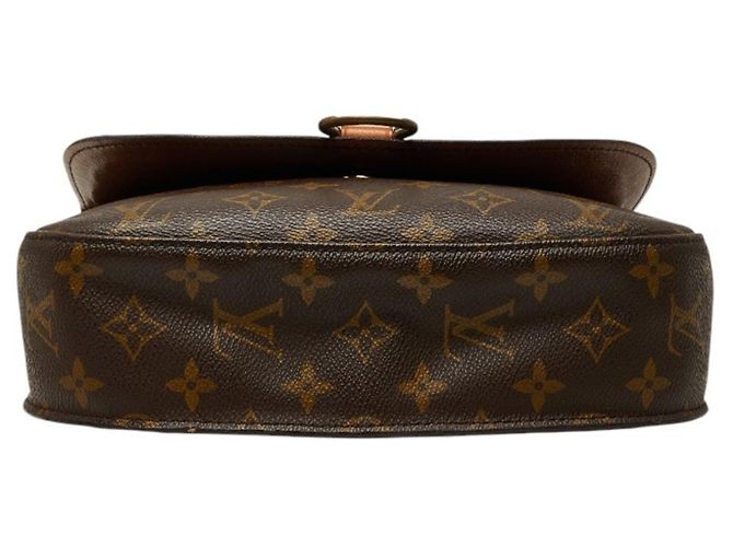 Borsa a tracolla Louis Vuitton Monogram Saint Cloud GM Marrone - vista 3