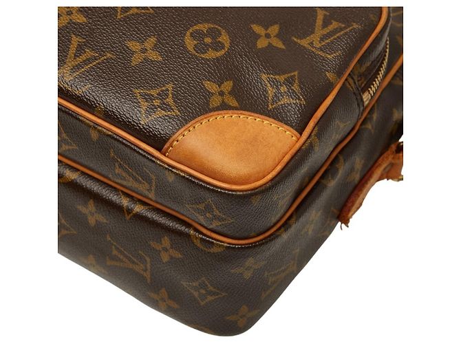 Borsa a tracolla Louis Vuitton Monogram Nile Marrone - vista 4
