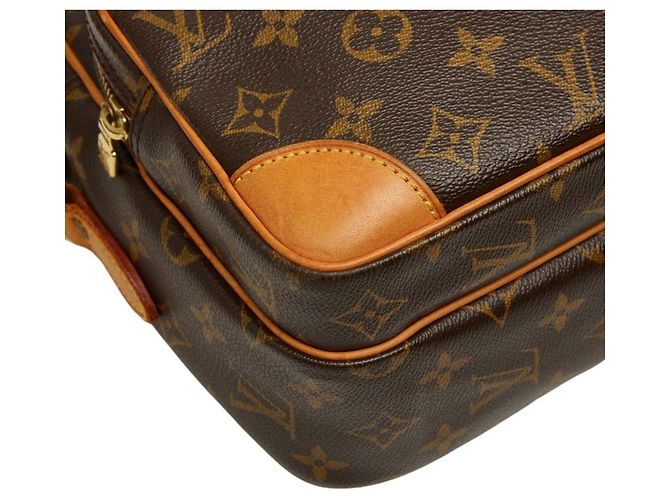 Borsa a tracolla Louis Vuitton Monogram Nile Marrone - vista 5